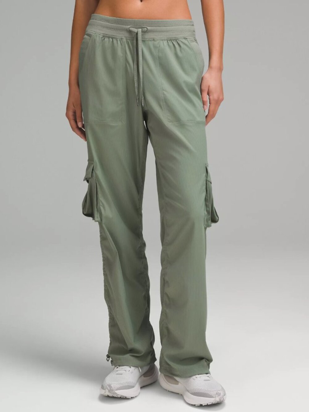Lululemon Dance Studio Relaxed-Fit Mid-Rise Cargo Pant Grey Eucalyptus M